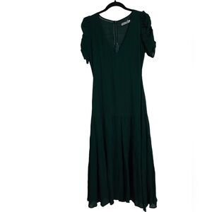 Reformation‎ Cosa Midi Dress Emerald green size 4